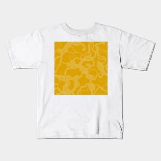 Abstract, Boho Dots In Mustard Kids T-Shirt